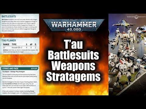 T'au Empire Battlesuit Updates: Rules, Weapons & Stratagems