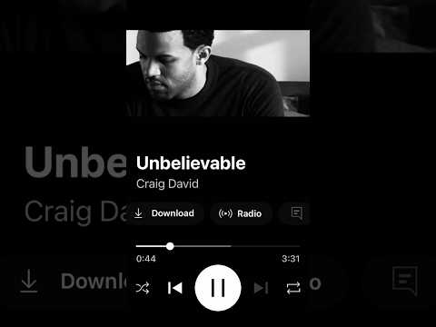 #unbelievable #craigdavid