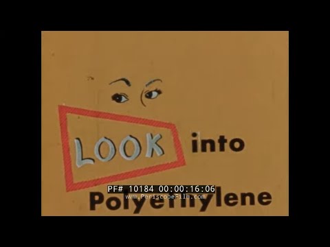 " LOOK INTO POLYETHYLENE BAGS "  1950s BEMIS PLASTIC BAG CO.  PROMO FILM 10184