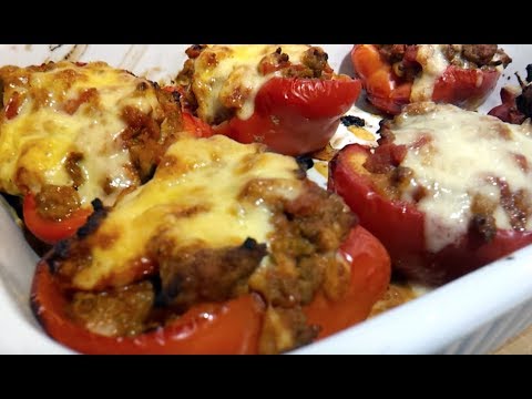 How to make Low Carb Sloppy Joe Stuffed Peppers