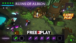 Ruins of Albion ★ Gameplay ★ PC Steam [ Free to Play ] roguelike action adventure game 2021 ★
