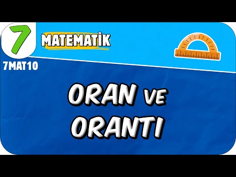 Oran ve Orantı 📘 7. Sınıf Matematik #2025