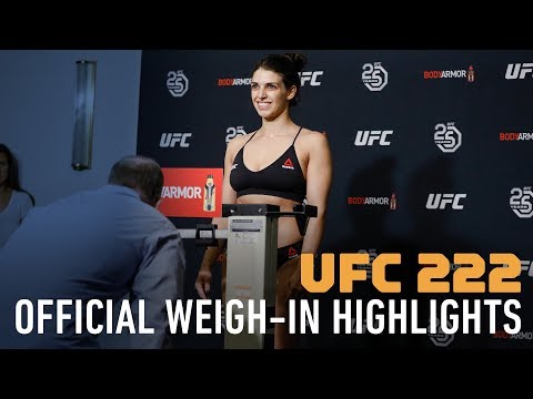 UFC 222 Official Weigh-In Highlights - MMA Fighting