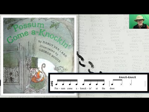 Possum Come a Knockin' - Beamed sixteenth notes refrain