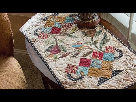 Candy Dish Table Runner Quilt Pattern by Edyta Sitar of Laundry Basket Quilts -- Fat Quarter Shop