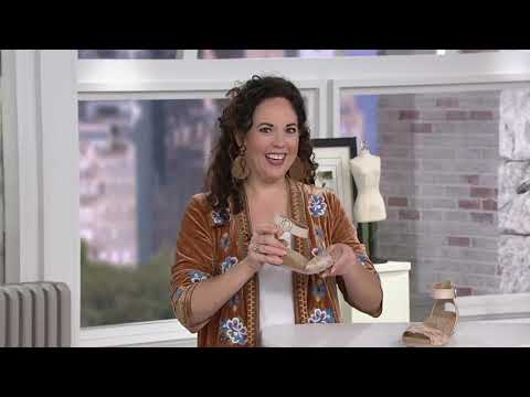 Earth Origins Leather Wedges - Kendra Kane on QVC