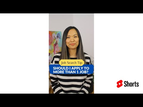 JOB SEARCH TIP | Should I apply to more than 1 job? | #shorts