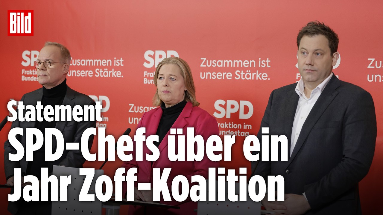 🔴 SPD zieht Zwischenbilanz: Miersch, Bas und Klingbeil unter Druck | BILD LIVE