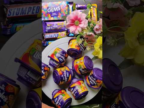 papa ne laya itne saare lickables...?#cadbury #unboxing #review #lickables #honestreview #shorts