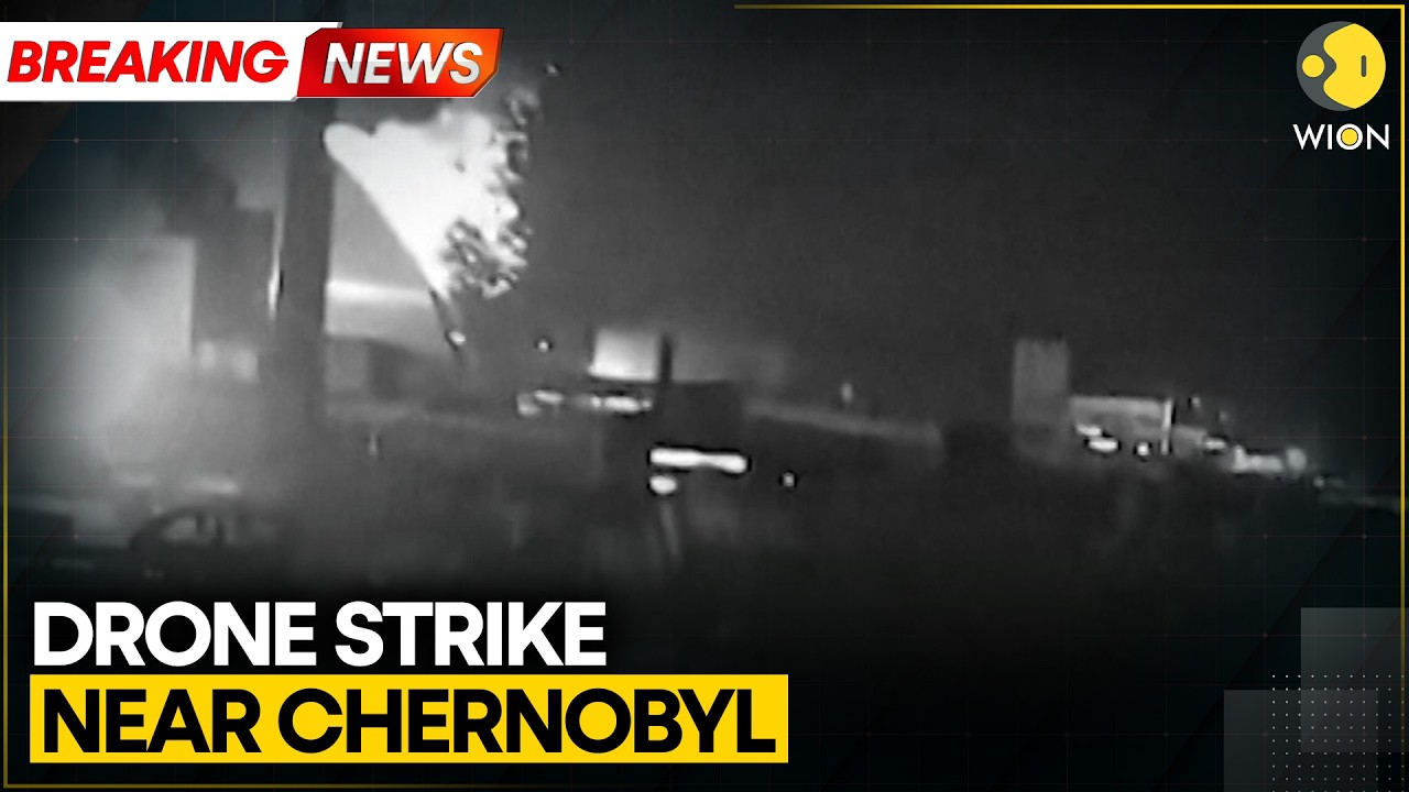 Drone Strike Near Chernobyl; Close Call With Spent Nuclear Shift | WION BREAKING