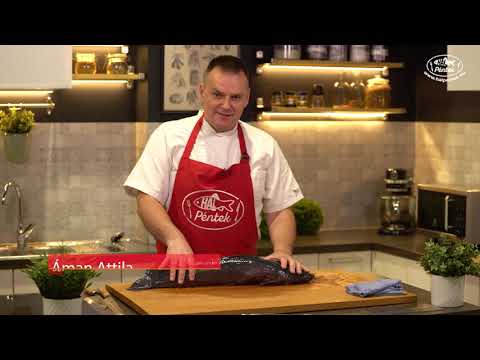 A harcsa tisztítása és filézése