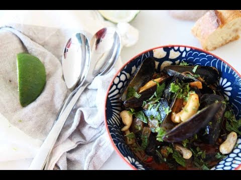 Thai Coconut Curry Mussels - Recipe