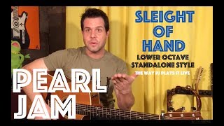 Guitar Lesson: How To Play Sleight Of Hand By Pearl Jam