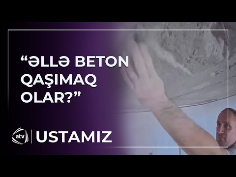 Əllə beton qaşımaq olar?