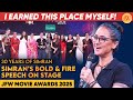 Simran S Fire Speech On Stage I Do Not Deserve This Simran JFW Movie Awards 2025