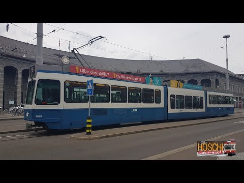 Tramlinie 5 von Kirche Fluntern nach Bhf. Enge