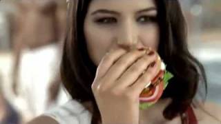 Miss Turkey Gizem Memic - Turkey Burger Commercial