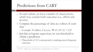 4.2.5 An Introduction to Trees - Video 3: Splitting and Predictions