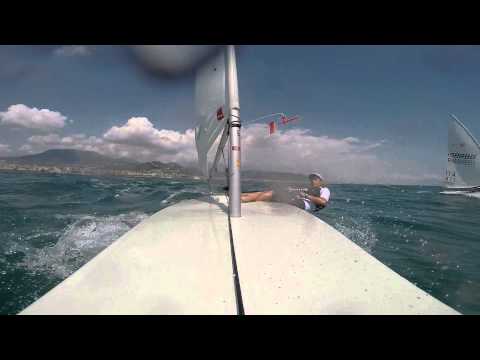 Allenamento laser 27/06/2014 circa 18 nodi