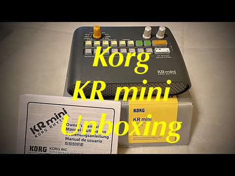 Korg KR Mini Percussion Machine - Unboxing