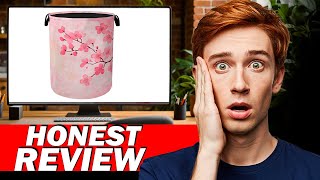 Pink Cherry Blossoms Laundry Basket Extra Large Hamper Review – Foldable & Practical