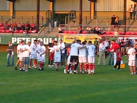 SVL Flavia Solva nach Spielende gegen den SC Gleisdorf