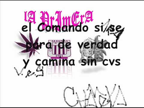 "No me arrepiento de este amor" Barra: Comando SVR &bull; Club: Alianza Lima &bull; País: Peru