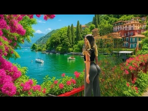 The Varenna on Lake Como | You Will Never Forget | Varenna Walking Tour 4K #walkingtour 