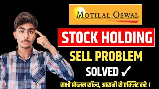 How To Sell Shares In Motilal Oswal | MO Invester App 2024