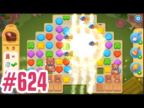 MATCH 3: Matchingtoo Mansion ( Android | iOS ) -  Level 624 | Micro Gameplay