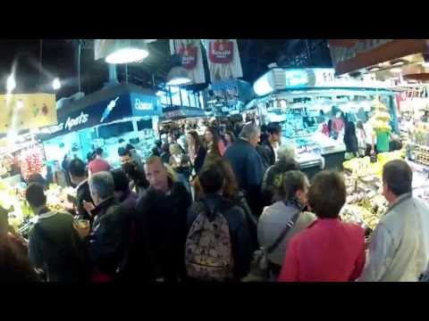 Рынок Бокерия в Барселоне. Съемка GoPro Hero 2. 