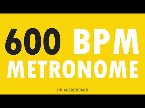 600 BPM Metronome | 15 Minute Metronome Practice