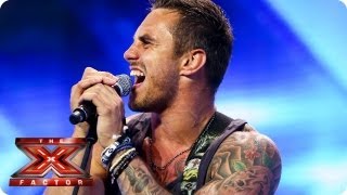 Joseph Whelan sings Sweet Child O&#39; Mine -- Arena Auditions Week 4 -- The X Factor 2013