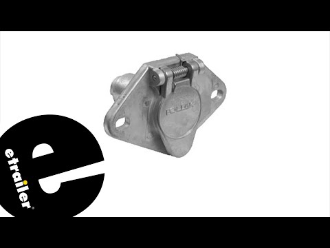 etrailer | Breaking Down the Pollak Heavy-Duty, 4-Pole, Round Pin Trailer Wiring Socket
