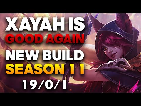 Vapora Dark Xayah ADC Gameplay - Season 11 Items Make Xayah Strong Again! | League of Legends