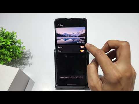 How to set camera watermark in honor x7c | honor x7d me camera watermark off kaise kare