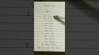 Download lagu Home BTS Song lyrics handwritten #home #bts #lyrics #yourlove #kpop #protectbts #btsworldost mp3