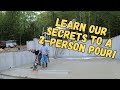Shorthanded Success: A Concrete Pouring Lesson You Can't Afford to Miss!