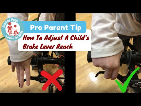 Pro Parent Tip   Kids Bike Brake Lever Reach Adjustment