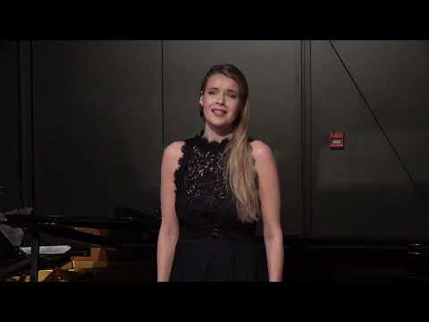 Kadi Jürgens, Estonian Mezzo Soprano singing Var det en dröm? Op 37 No 4 by Jean Sibelius