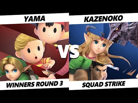 Launch SSBU -  Yama VS Kazenoko - Smash Ultimate Squad Strike WR3