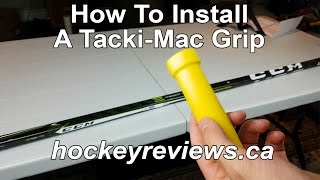 How To Install a Tacki-Mac Hockey Grip Tape Alternative Instructions