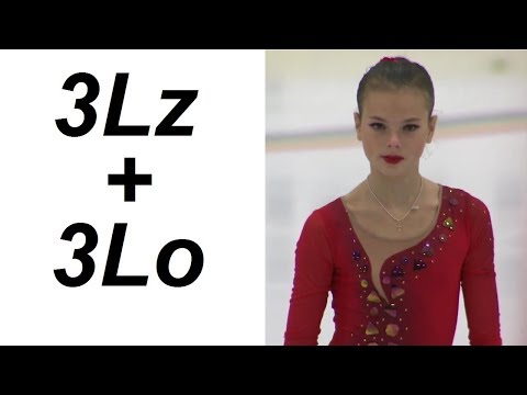 Anastasia TARAKANOVA - 3Lz+3Lo, practice (10/2018)