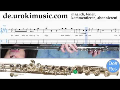 Flöte Lernen Sia Elastic Heart Teil#2 Flötenunterricht Noten Schule Lied Lehrer Klasse Unterricht