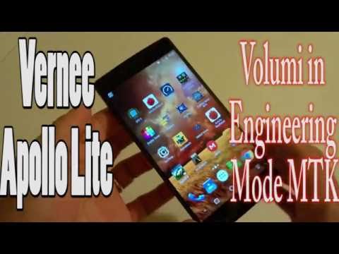 Vernee Apollo Lite: modifica volumi in Engineering Mode MTK