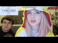 Youtubers Hitting One Million Subscribers Live Reactions Compilation