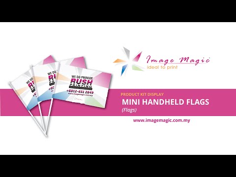 Product Kit Display - Mini Handheld Flags