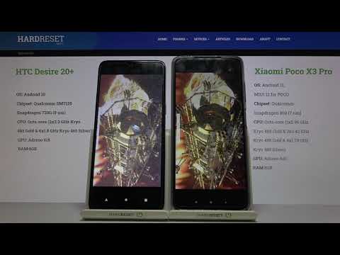 HTC Desire 20+ vs POCO X3 Pro - Sling Shot Extreme 3DMark Performance TEST