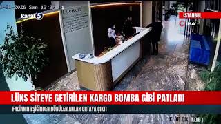 Lüks Siteye Getirilen Kargo Bomba Gibi Patladı | Facianın Eşiğinden Dönülen Anla