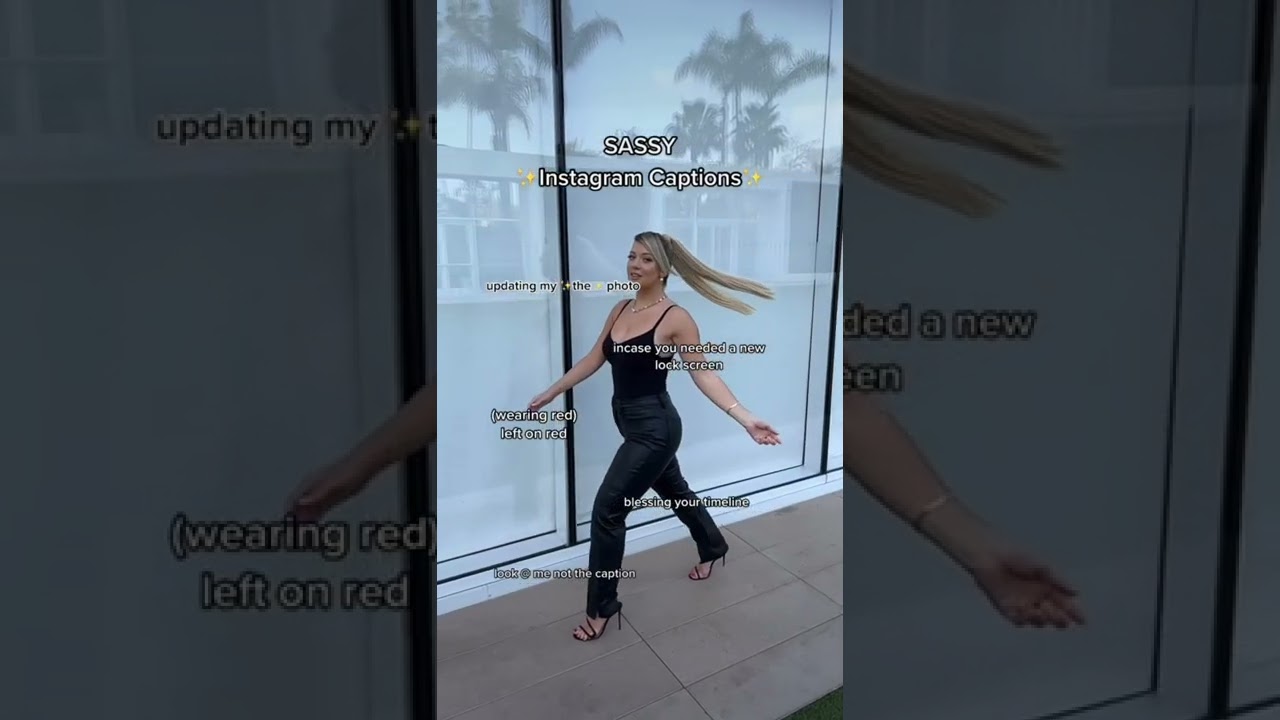 Sassy Instagram Captions #shorts